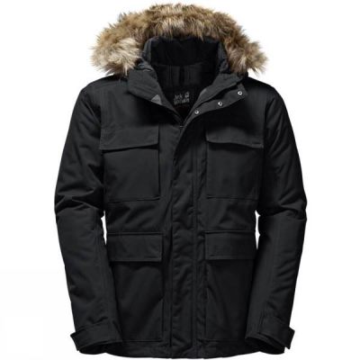 Jack Wolfskin Point Barrow - Férfi Dzseki - Fekete (Magyarország SLO127390)